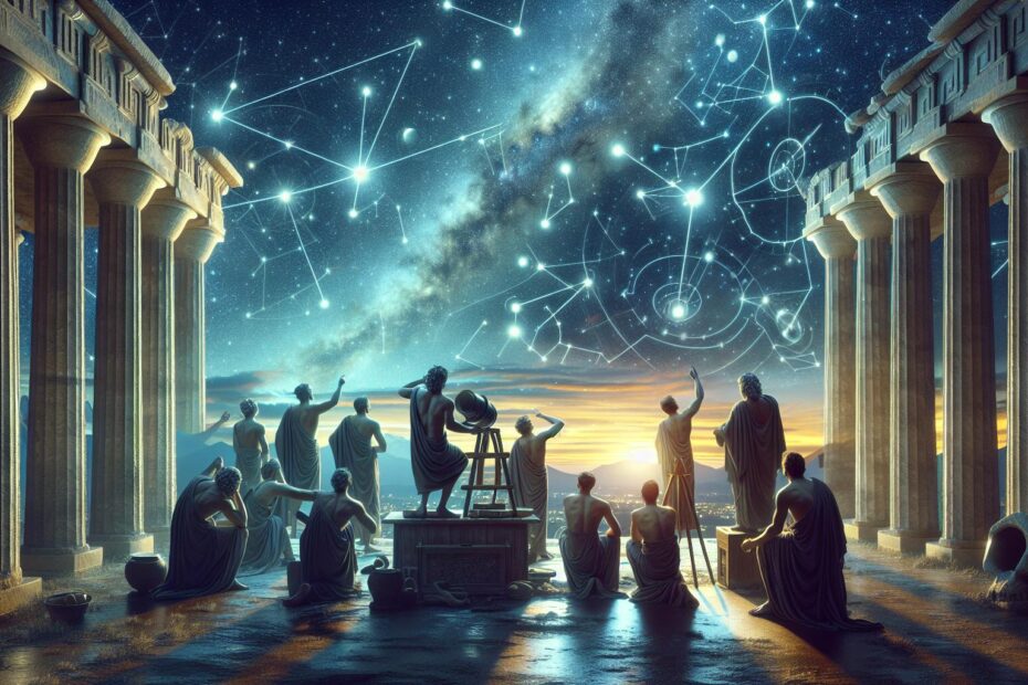 L’ASTRONOMIE DES ANCIENS GRECS : MYTHES ET SAVOIRS CÉLESTES 🌌