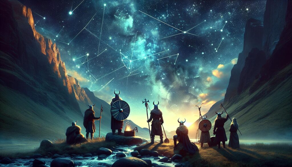 VIKINGS et Astronomie : Mythes des Étoiles Nordiques 🌌