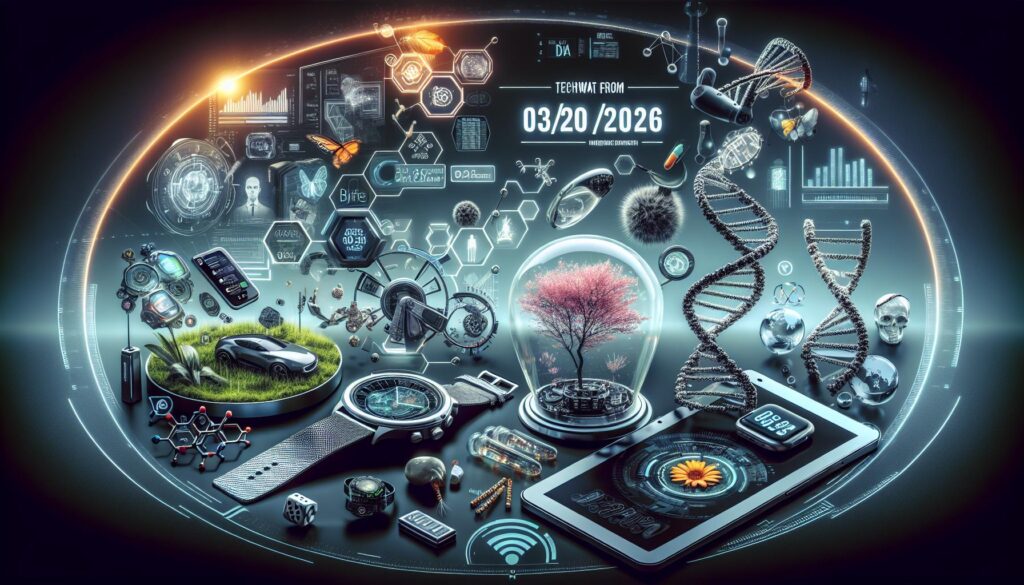 TECHNOLOGIES INNOVANTES à suivre : TechWatch du 20/03/2026 🚀