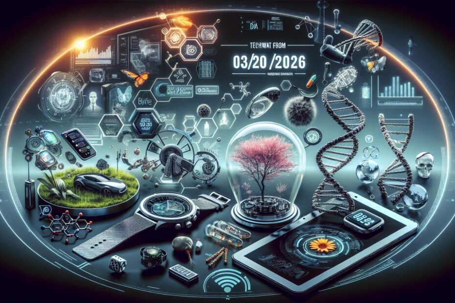 TECHNOLOGIES INNOVANTES à suivre : TechWatch du 20/03/2026 🚀